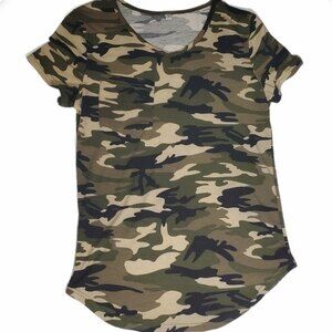 Short sleeve camouflage t shirt size S